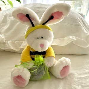 RARE 2008 Vintage 13” Godiva Easter Bunny Bee Outfit Excellent Condition